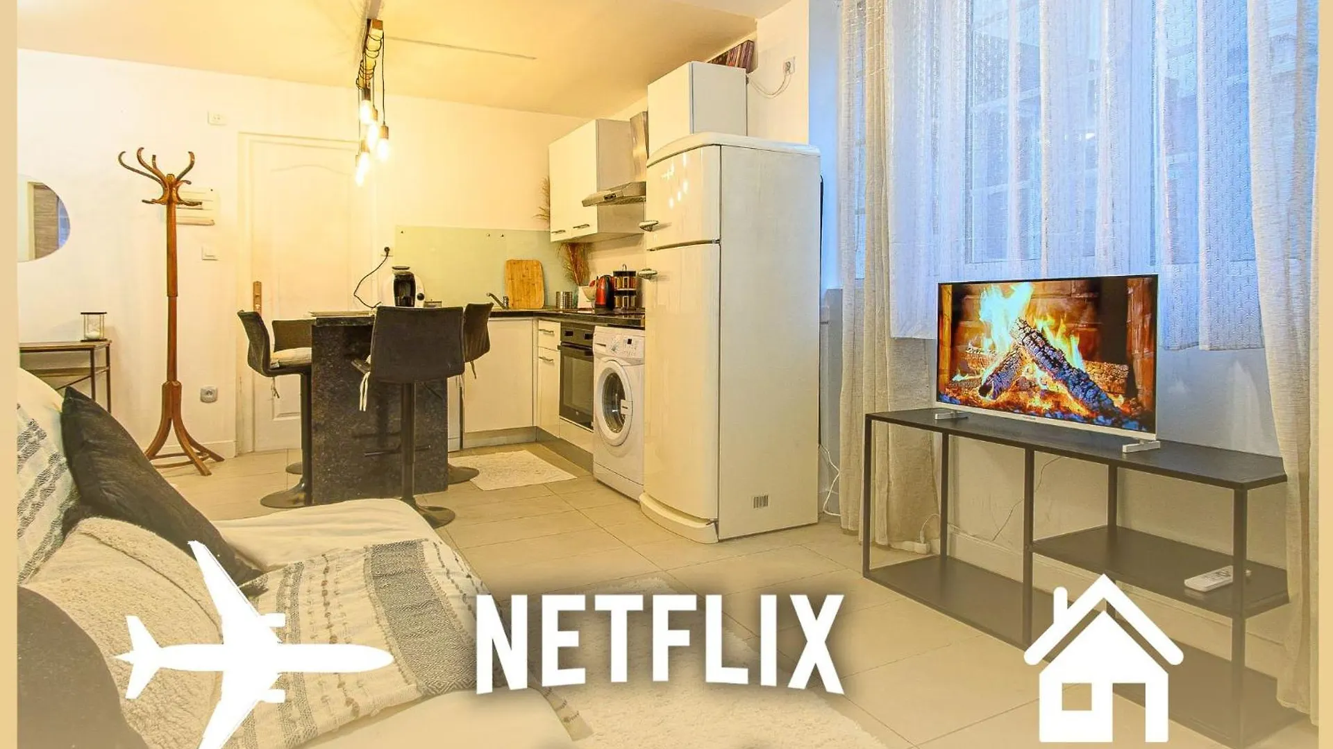 Le Cocon- Netflix - 9 Min De L'Aeroport - Lumineux Apartment Orly